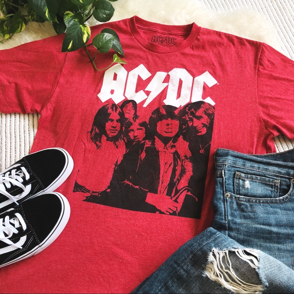 AC/DC Vintage Band Graphic Tee